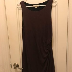 Loft cotton burgundy dress size Large
